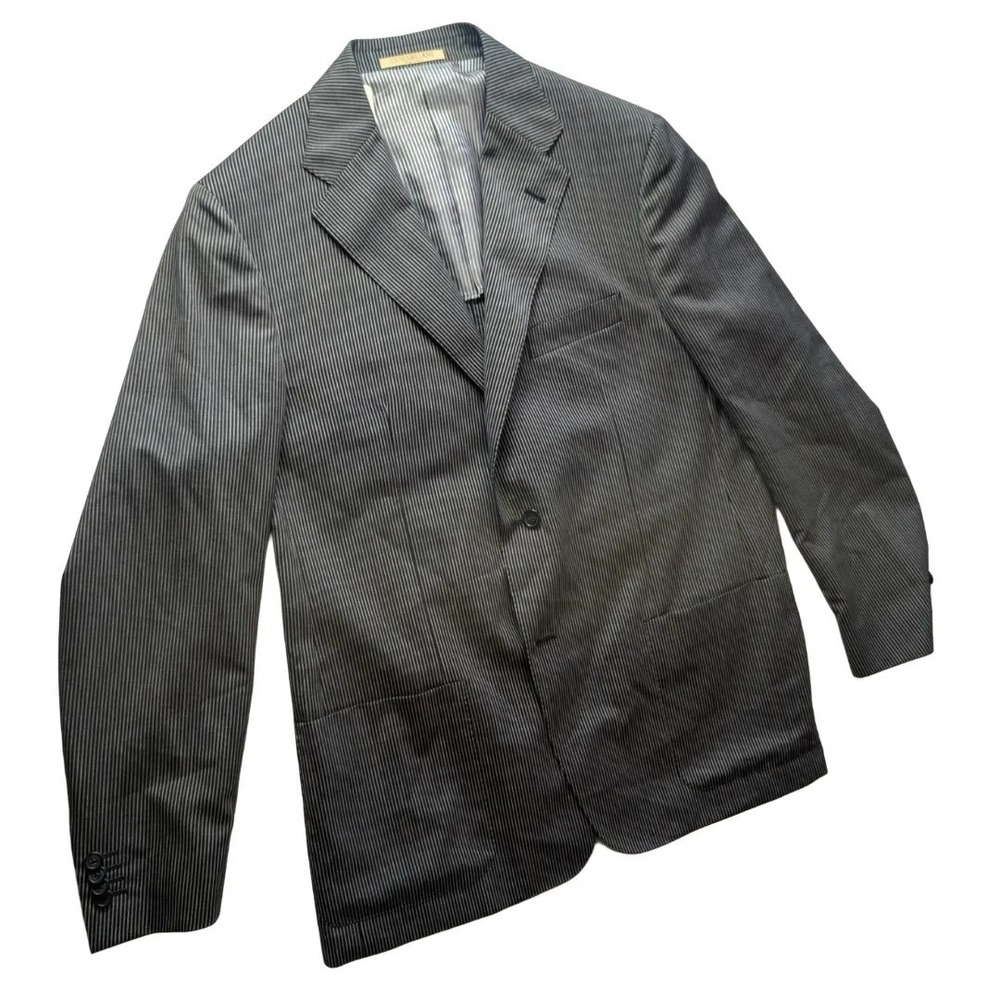 Corneliani  Men's  Pinstripe Virgin Wool Blazer Sport Coat Italy 56R EUC